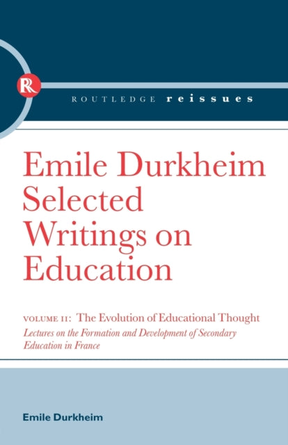 The Evolution of Educational Thought