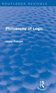 Book cover of: Philosophy of Logic (Routledge Revivals). By: Hilary Putnam