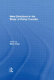 Book cover of: New Directions in the Study of Policy Transfer. By: Mark Evans