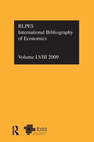 IBSS: Economics: 2009 Vol.58