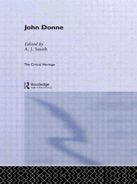 Book cover of: John Donne. By: A. J. Smith