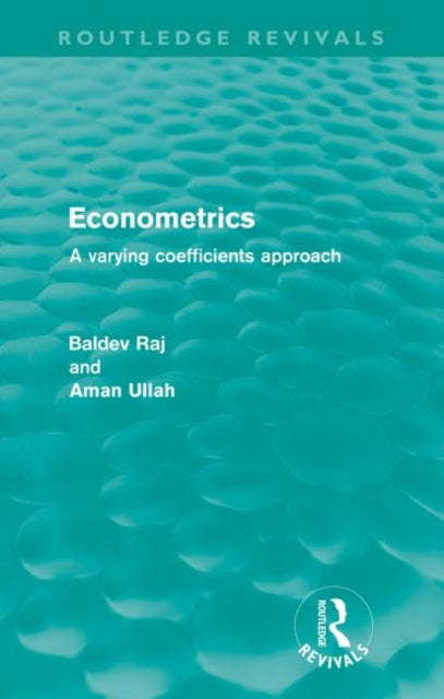 Book cover of: Econometrics (Routledge Revivals)