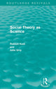 Book cover of: Social Theory as Science (Routledge Revivals). By: Russell Keat