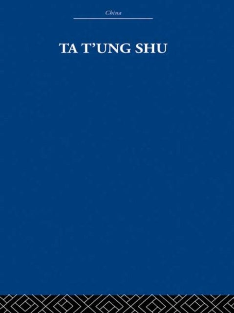 Book cover of: Ta t'ung Shu. By: Laurence G. Thompson.