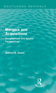 Book cover of: Mergers and Acquisitions (Routledge Revivals). By: Milford B. Green