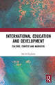 Book cover of: International Education and Development. By: David Stephens