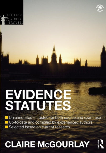 Book cover of: Evidence Statutes 2012-2013