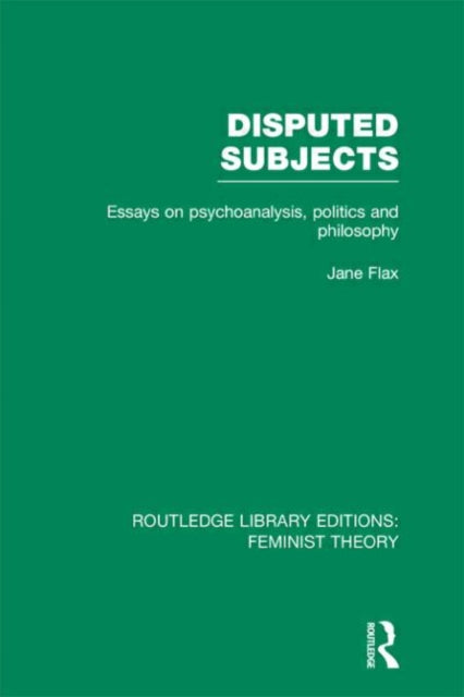 Disputed Subjects (RLE Feminist Theory)
