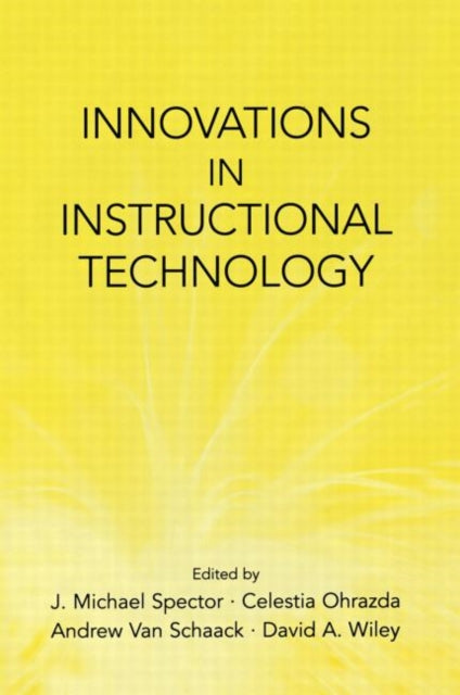 Book cover of: Innovations in Instructional Technology. By: J. Michael Spector