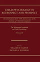 Book cover of: Child Psychology in Retrospect and Prospect