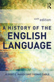 Book cover of: History of the English Language. By: Albert C. Baugh