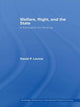 Book cover of: Welfare, Right and the State. By: David P. Levine