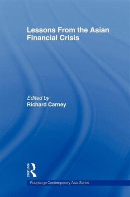 Lessons from the Asian Financial Crisis