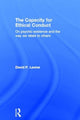 Book cover of: Capacity for Ethical Conduct. By: David P. Levine