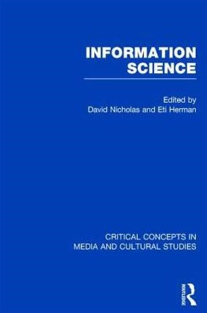 Book cover of: Information Science. By: David Nicholas