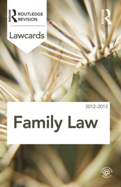 Book cover of: Family Lawcards 2012-2013. By: Routledge