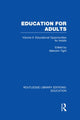 Book cover of: Education for Adults. By: Malcolm Tight