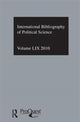 Book cover of: IBSS: Political Science: 2010 Vol.59. By: British Library of Political and Economic Science Staff