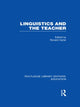 Book cover of: Linguistics and the Teacher. By: Carter, Ronald
