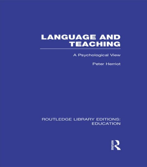 Routledge Library Editions: Education Mini-Set I Language & Literacy 9 vol set