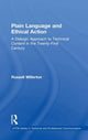 Book cover of: Plain Language and Ethical Action. By: Russell Willerton