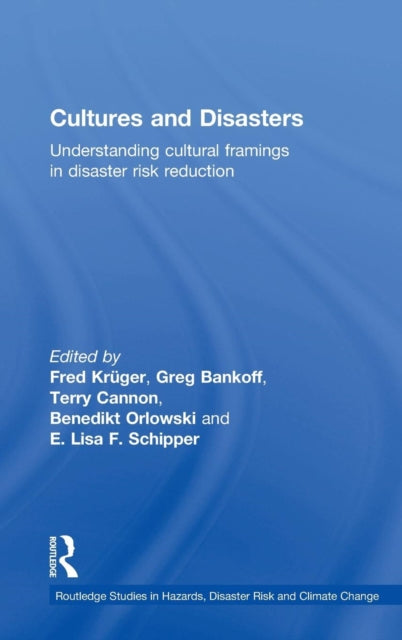 Book cover of: Cultures and Disasters