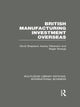 Book cover of: British Manufacturing Investment Overseas (RLE International Business). By: Shepherd, David