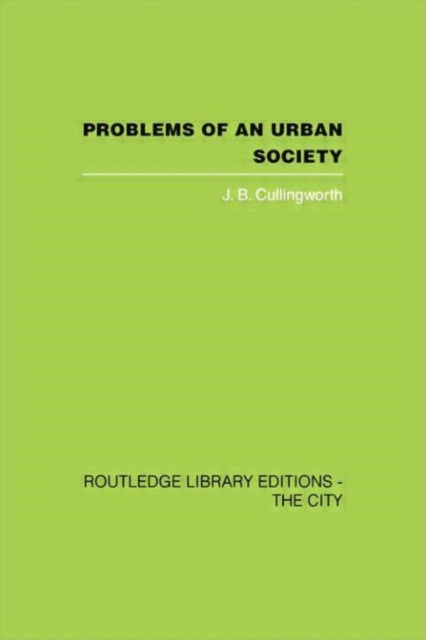Problems of an Urban Society