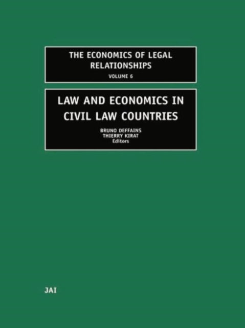 Book cover of: Law and Economics in Civil Law Countries. By: Bruno Deffains