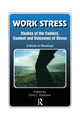 Book cover of: Work Stress. By: Chris Peterson