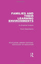 Book cover of: Families and their Learning Environments. By: Kevin Marjoribanks