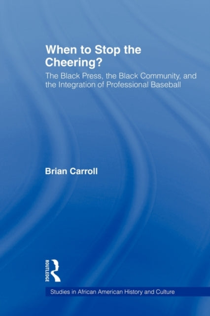 Book cover of: When to Stop the Cheering?. By: Brian Carroll