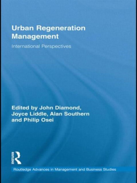 Book cover of: Urban Regeneration Management. By: John Diamond