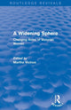 Book cover of: Widening Sphere (Routledge Revivals). By: Martha Vicinus
