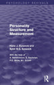 Book cover of: Personality Structure and Measurement (Psychology Revivals). By: Hans Jurgen Eysenck