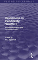 Book cover of: Experiments in Personality: Volume 2 (Psychology Revivals). By: Hans Jurgen Eysenck