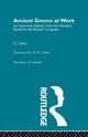 Book cover of: Ancient Greece at Work. By: G. Glotz