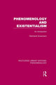 Book cover of: Phenomenology and Existentialism. By: Reinhardt Grossman