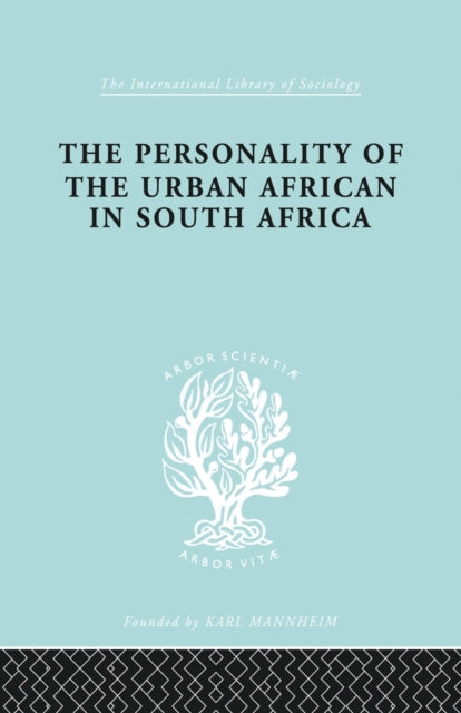 Book cover of: Personality of the Urban African in South Africa. By: C. de Ridder