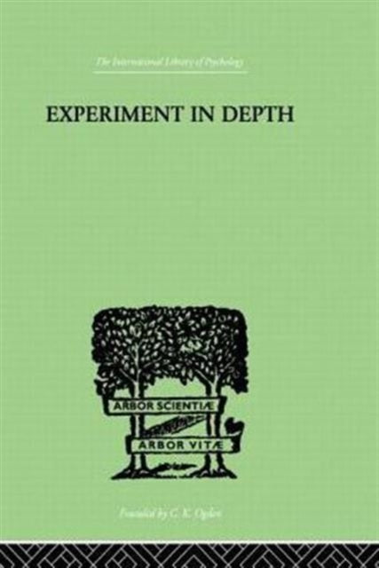 Book cover of: Experiment In Depth. By: Martin, P W, P. W.