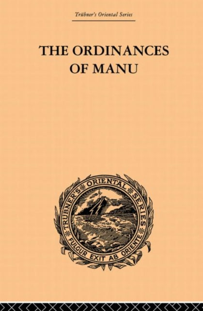 Book cover of: Ordinances of Manu. By: Arthur Coke Burnell