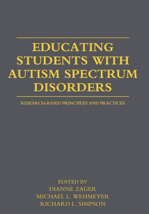 Educating Students with Autism Spectrum Disorders