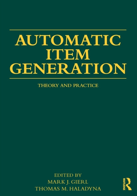 Automatic Item Generation