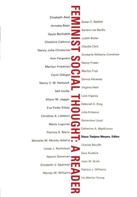 Book cover of: Feminist Social Thought. By: Diana Meyers