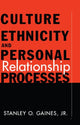 Book cover of: Culture, Ethnicity, and Personal Relationship Processes