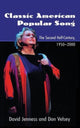 Book cover of: Classic American Popular Song. By: David Jenness
