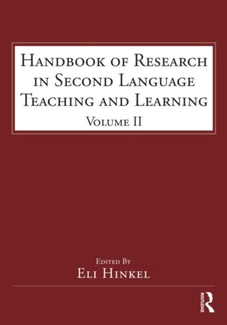 Book cover of: Handbook of Research in Second Language Teaching and Learning