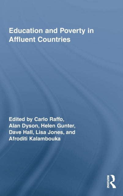 Book cover of: Education and Poverty in Affluent Countries. By: Carlo Raffo