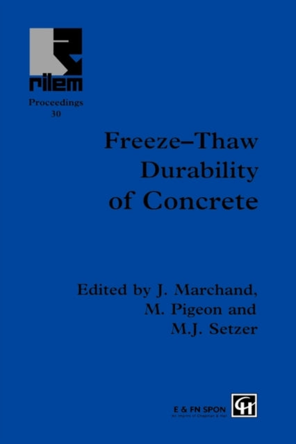 Book cover of: Freeze-Thaw Durability of Concrete. By: M. J. Setzer