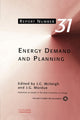 Book cover of: Energy Demand and Planning. By: Published on be